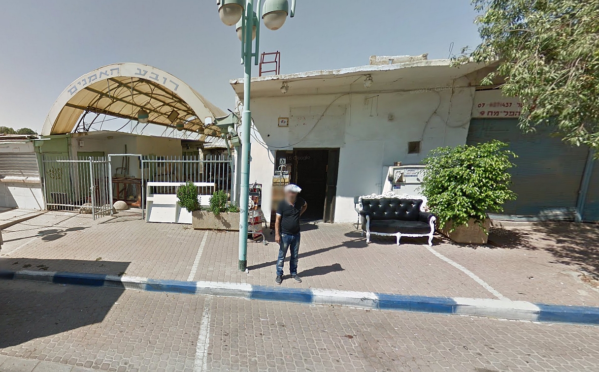 שוק הלמן ההסטורי, בעיר העתיקה, כיום רובע האמנים (צילום: גוגל מפות)